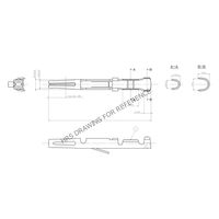 ヒロセ電機 CD形圧着タイプコネクタ 雌端子 バラ端子 AWG＃24～28 CD-SC-121 1個（直送品）