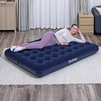 Bestway エアマット 1.91mX1.37mX22cm ネイビー 67002 1台（直送品）
