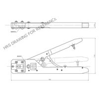 ヒロセ電機 MIL規格準拠品 手動圧着工具 バラ端子 HIF3-T2226HC 1丁（直送品）