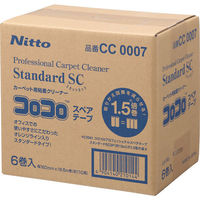 コロコロプロフェッショナルクリーナー スタンダード スカットカット スペアテープ 取り替え 約110周 1箱（6巻入） ニトムズ（わけあり品）