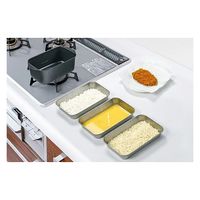 ヒロショウ ミニミニ天ぷら角型 ステンレスバット3枚セット MTS-SB3 1式（直送品）