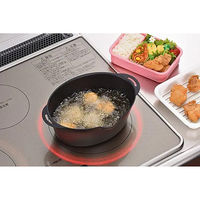 ヒロショウ プチオーバル揚げ鍋 15×20cm POA-001 1個（直送品）