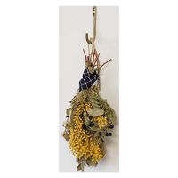 ポッシュリビング アイアンフック アンティークゴールド W1×D4.5×H9.5cm 63162 1セット(3個)（直送品）