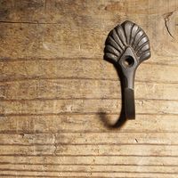 ポッシュリビング ブラスフック W2×D2×H4.5cm 62528 1セット(6個)（直送品）