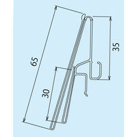 カンテック POPレールWP120 9030 1セット(10本入)（直送品）