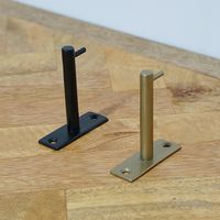 ポッシュリビング フックS アンティークゴールド W1.8×D6.2×H5cm アイアン 63976 1セット(2個)（直送品）