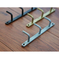 ポッシュリビング アイアンウォールフック 3連 シルバー W16.5×D3×H3.5cm 63700 1個（直送品）