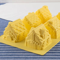 【アウトレット】貝印 ケーキ型 焼き型 6個 立体 シリコーン型 DL7219 1個