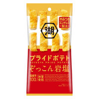 スリムバッグ プライドポテト ひとくちカット ぞっこん岩塩 1セット（1袋×6） 湖池屋 スナック菓子ポテトチップス