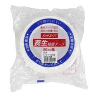 光洋化学 カットエースFW白中粘着 50mm×50m 200154 1セット(6巻)（直送品）