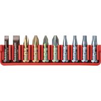 ピービースイスツールズ 10本組 ショートタイプ ドライバービットセット ビットホルダー付 パッケージタイプ C6.702CN 1セット（直送品）