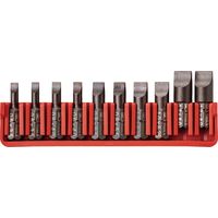 ピービースイスツールズ 10本組 ショートタイプ マイナスビットセット ビットホルダー付 パッケージタイプ C6.707CN 1セット（直送品）