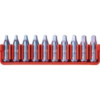 ピービースイスツールズ 10本組 ショートタイプ 四角ビットセット ビットホルダー付 パッケージタイプ C6.708CN 1セット（直送品）