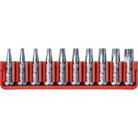 ピービースイスツールズ 10本組 ショートタイプ いじり止め付 ヘクスローブビットセット ビットホルダー付 パッケージタイプ C6.710C（直送品）