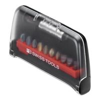 PB SWISS TOOLS ピービースイスツールズ 10本組 ショートタイプ ドライバービット ケース付 C6.701BC 1セット（直送品）