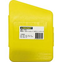 SIGNET シグネット 13本組 HSS(ハイス)ドリルセット インチサイズ 1/16ー1/4 57301 1セット（直送品）