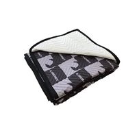 SIGNET シグネット 運搬用あて布団 スクラッチガード 1150×1850mm ブラック・グレー 99901 1個（直送品）