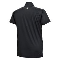 TS DESIGN FLASHショートスリーブハーフジップ ブラック S 5015-95-S 1着（直送品）