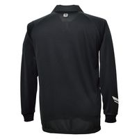TS DESIGN 5075-95-L FLASH長袖ポロシャツ ブラック L 1着（直送品）