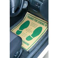 FAR EAST ペーパーフロアマット 車用足場マット 154202/1セット 1袋(50枚)