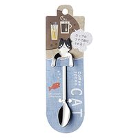 高桑金属 コーヒースプーン CAT はちわれネコ 4522466405091 1個（直送品）
