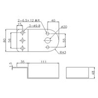 アイ・ケイ・ケイ マーカーステー Zー102 SUS430 000359 1セット(2個)（直送品）