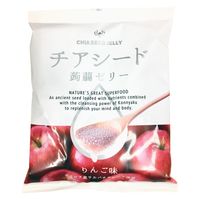 チアシード蒟蒻ゼリー　りんご味　1セット（1袋（10個）×12）　こんにゃくゼリー