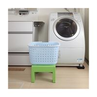 小原産業 プラスチック万能台 正方形 グリーン 300mm×280mm×200mm ST-427 1個 63-7934-55（直送品）