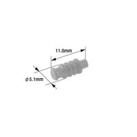 日立Astemoアフターマーケットジャパン ダミー栓 11.8mm 20個入 FRA106D 1袋(20個) 64-9723-19（直送品）