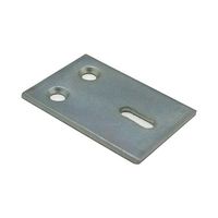 山口安製作所 ユニクローム 平打型天板止 ユニクロ 1.5mm×37mm×25mm 4個入 Y-834 1セット(4個)（直送品）