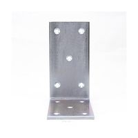 ユニクロ 金折隅金 広幅タイプ(ケース売り) ユニクロメッキ 120×120mm×60mm×4.5mm 20個入 YS-102C-120mm（直送品）