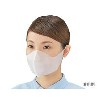 息ラクらく立体マスク 毛髪落下対策ワイドサイズ 1PLY 耳掛けタイプ 1箱(100枚入) FM-703A 1箱(100枚)（直送品）