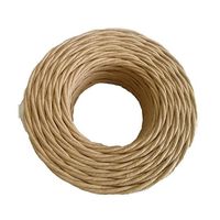 宮島化学工業 紙ひも 茶 30号(3mm)×50m Y030 1巻 63-7918-98（直送品）