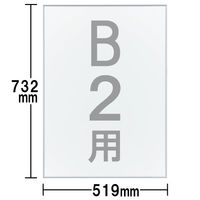 DSパネルプラス(低反射タイプ）　B2　シルバー　アートプリントジャパン オリジナル（わけあり品）