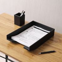 伊藤忠リーテイルリンク 合皮レタートレー WD291S 1セット(1個×5)