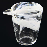 ワールド・クリエイト 箔墨流し 白 片口 30529 1セット(3個)