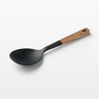 無印良品 木柄 シリコーン 調理スプーン 約長さ26cm 良品計画