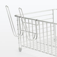 無印良品 ステンレス ボトルフック 2連 水切りカゴ用 約幅9.5×奥行7×高さ13.5cm 良品計画