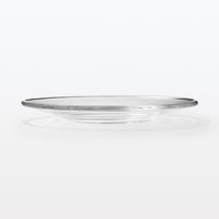 無印良品 ソーダガラス プレート 小 約直径18cm 良品計画