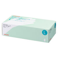 帝人フロンティア 極薄手ニトリル手袋（使い捨て手袋）ぴったりフィット 粉なし ブルー L NBR-PF220MB 1箱（200枚）