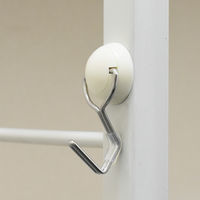 マグエックス マグネットフック ゼロスライドmine アイボリー MZR-2NW 1個