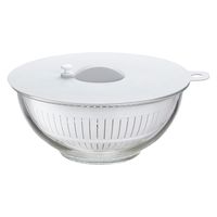 イシガキ 耐熱ガラス ボウル シリコン蓋 ザル 3点セット 18cm 1.5L 4255 1セット(3点×3個)