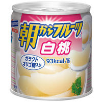 缶詰 朝からフルーツ 白桃 190g 93kcal 1セット（7個） はごろもフーズ