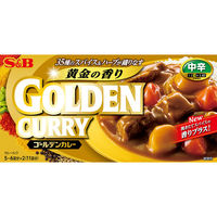 S＆B ゴールデンカレー 中辛 198g 2個