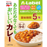永谷園 Aラベル あたためなくてもおいしいカレー中辛【5年保存】 1個セット（3個）