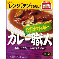グリコ　カレー職人　なすとトマトのカレー中辛　1セット（3食入）
