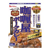 レトルトカレー カリー屋ポークカレー 中辛 1人前180g 148kcal 1セット（3個） レンジ対応 ハウス食品