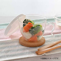 HARIO (ハリオ) 耐熱ガラス製 スープカップ 300ml 電子レンジ専用 XSCS-1-W 1個