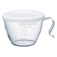 HARIO (ハリオ) 耐熱ガラス製 スープカップ 300ml 電子レンジ専用 XSCS-1-W 1セット(3個)