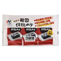 ニコニコのり 韓国伝統のり 味付けのり 3袋詰 1セット（1個×2）